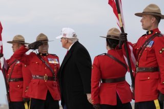 Donald Trump a dénoncé le projet de taxe canadienne sur les services numériques (archives). KEYSTONE/AP/Mark Schiefelbein